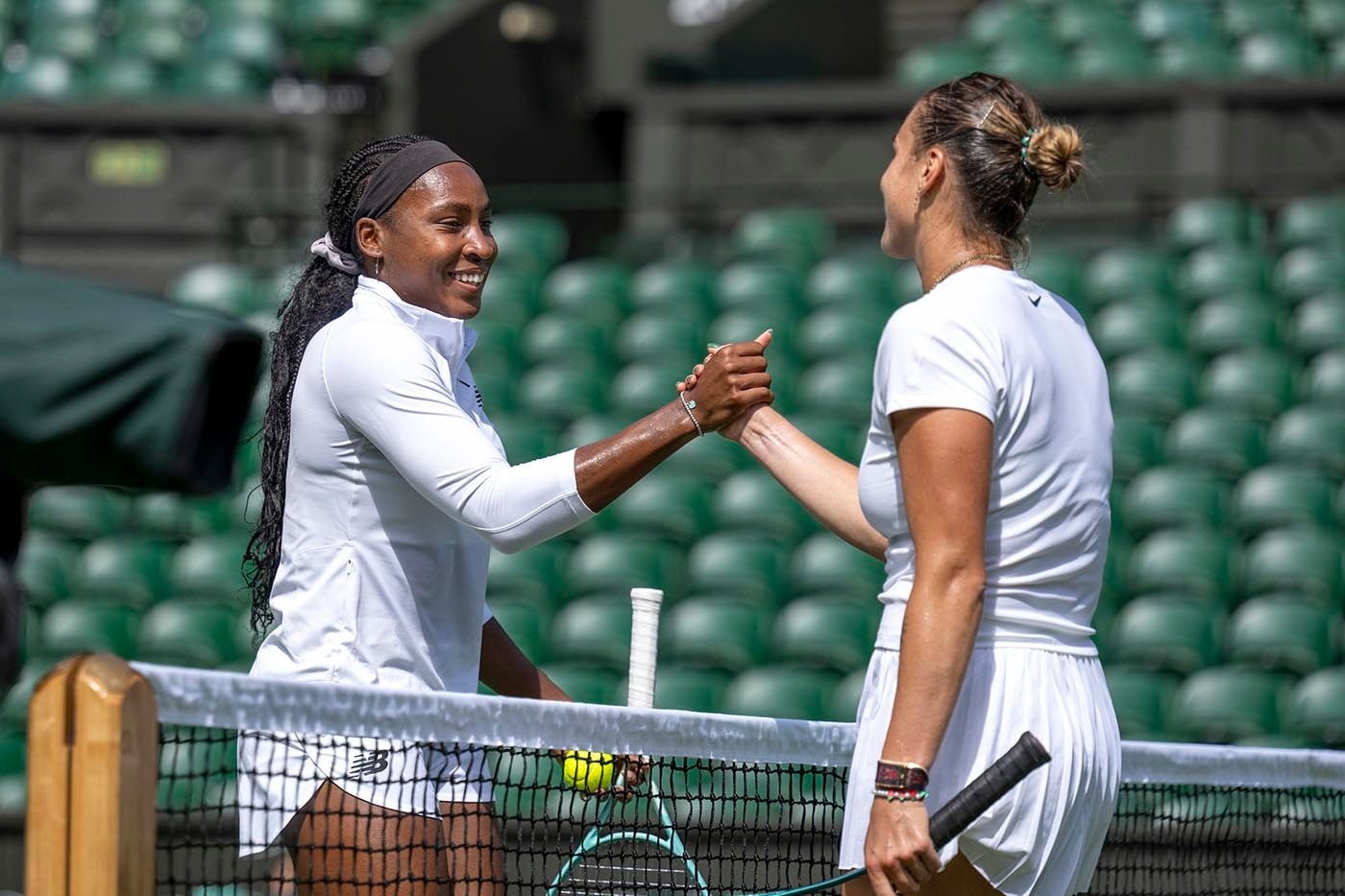 Mic'd Up: Sabalenka and Gauff meet again